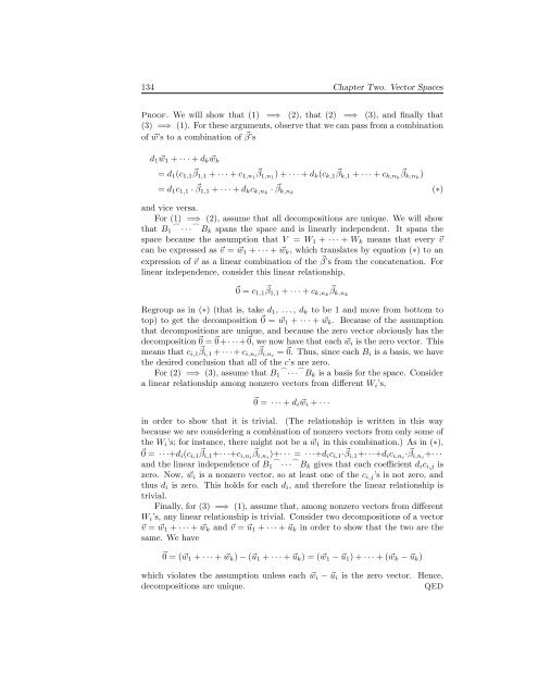 Linear Algebra