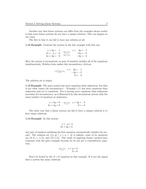 Linear Algebra