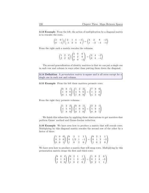 Linear Algebra