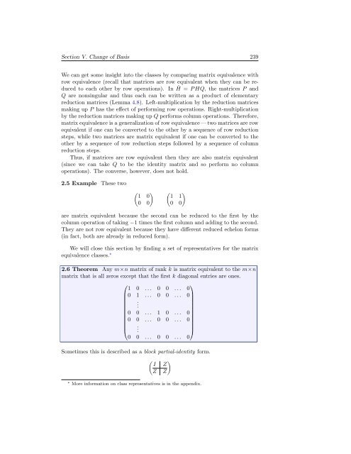 Linear Algebra