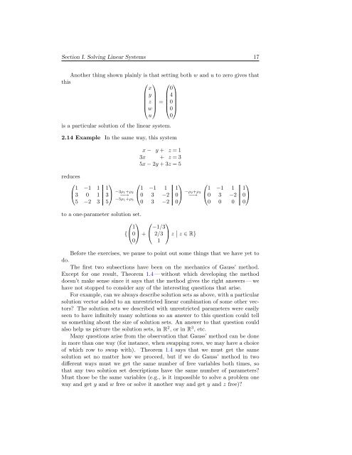 Linear Algebra