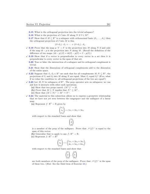 Linear Algebra