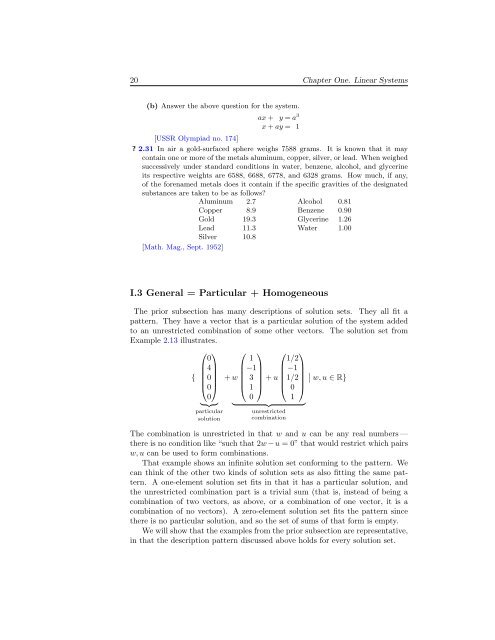 Linear Algebra