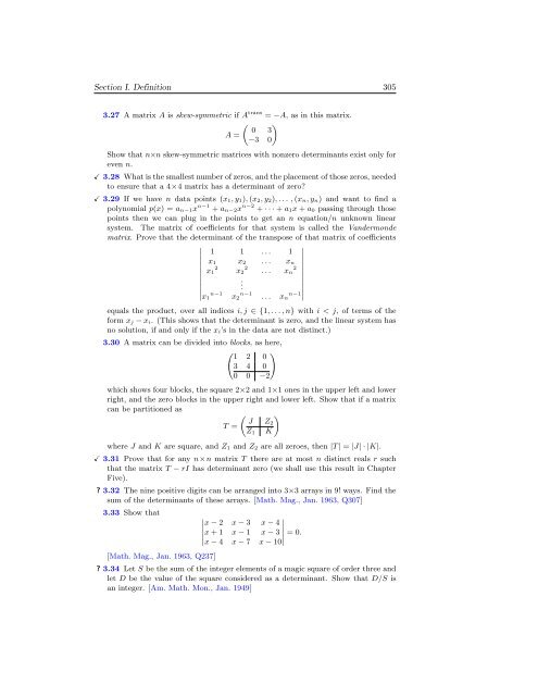 Linear Algebra