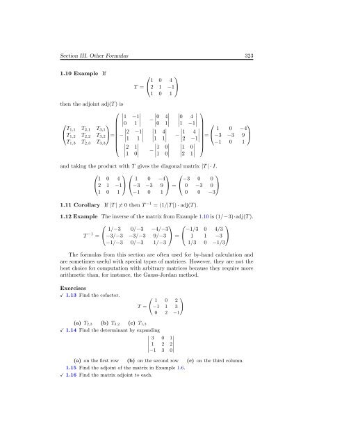 Linear Algebra