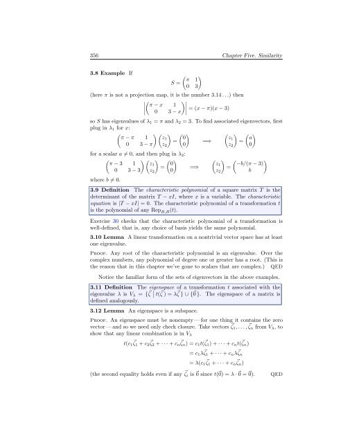 Linear Algebra