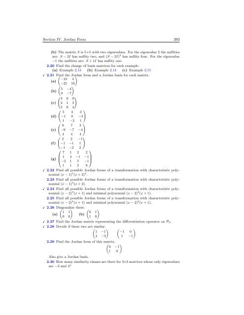 Linear Algebra