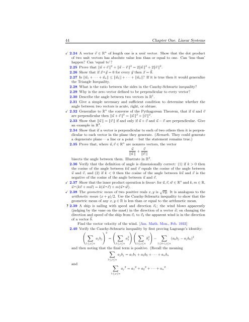 Linear Algebra