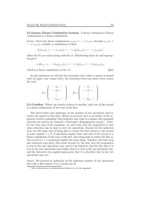 Linear Algebra