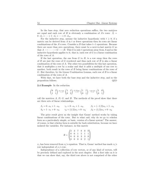 Linear Algebra