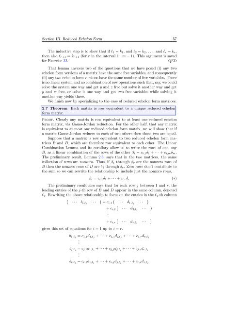 Linear Algebra