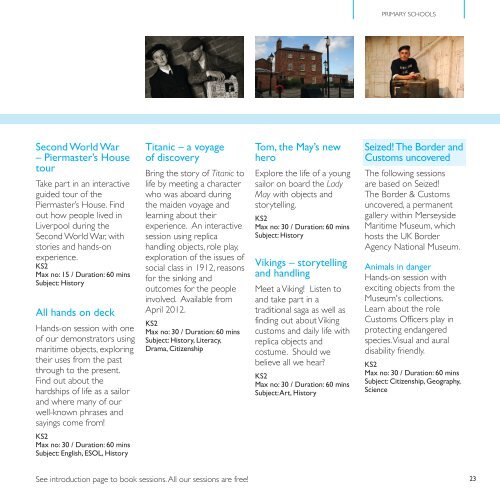 Education Live (pdf) - National Museums Liverpool