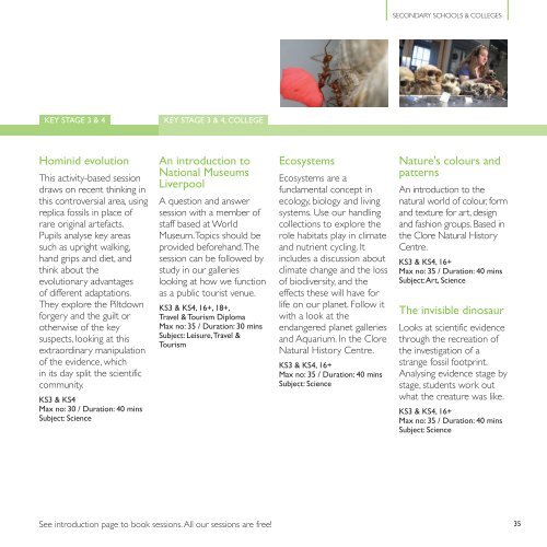 Education Live (pdf) - National Museums Liverpool