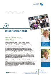 Infobrief Horizont - Horizont Fachklinik Rees