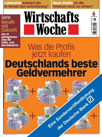 Der Mix macht's - Deutsche Bank