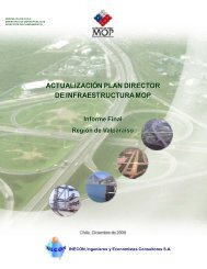 actualización plan director de infraestructura mop - Dirección de ...