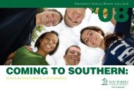 COMING TO SOUTHERN: - Southern Adventist University