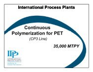 Continuous f Polymerization for PET - ippe.com