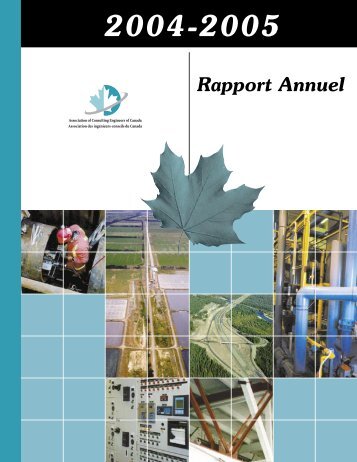 Rapport annuel de l'AFIC - Canada Consulting Engineers