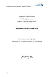 Rehabilitationskonzeption - Horizont Fachklinik Rees