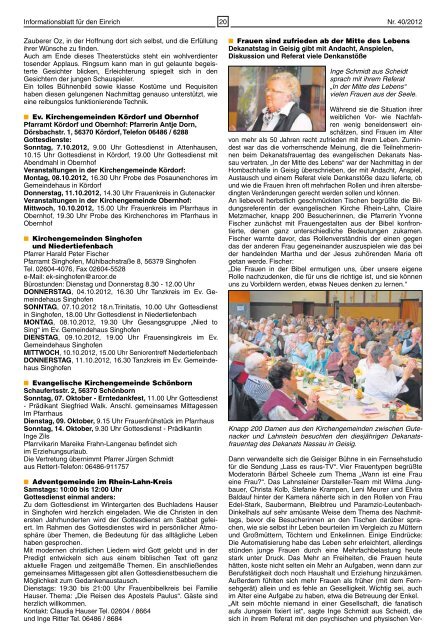 Ausgabe 40 (04.10.12) - Ortsgemeinde Kördorf