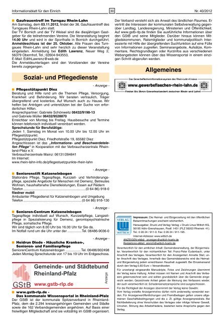 Ausgabe 40 (04.10.12) - Ortsgemeinde Kördorf