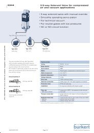 3/2-way Solenoid Valve for compressed air and vacuum ... - Burkert