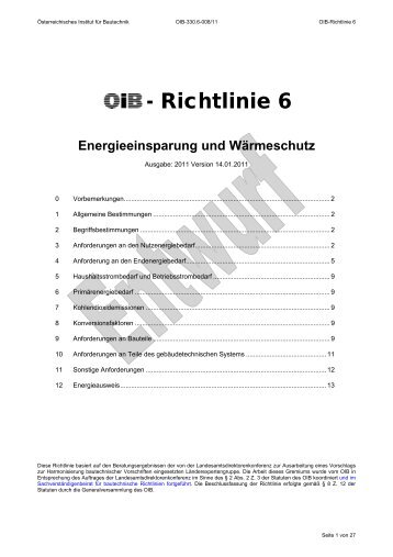OIB-Richtlinie 6