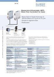 Massendurchflussregler (MFC, Mass Flow Controller) fÃ¼r Gase