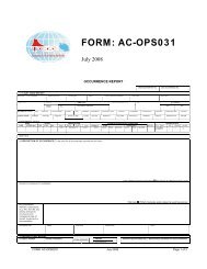 Occurence Report Form