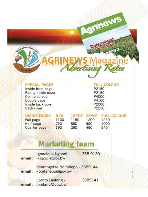 Agrinews February 2013 - Ministry of Agriculture