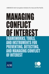 Managing Conflict of Interest - Organisation for Economic Co ...