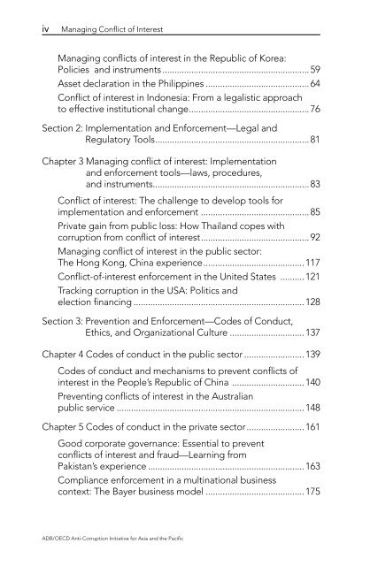 Managing Conflict of Interest - Organisation for Economic Co ...