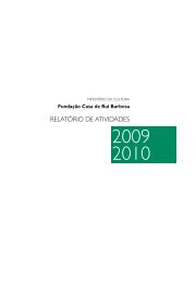 Relatório de Atividades 2009-2010 - Fundação Casa de Rui Barbosa