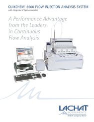 quikchem® 8500 flow injection analysis system - Lachat Instruments
