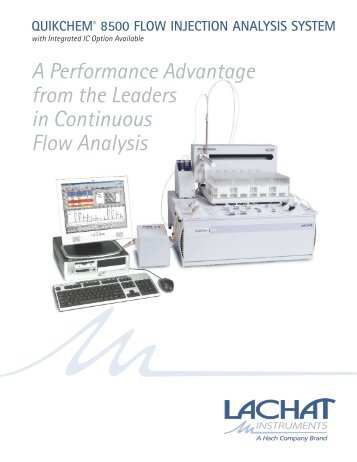 quikchem® 8500 flow injection analysis system - Lachat Instruments
