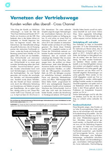 Vernetzen der Vertriebswege - Cross Channel - Vertaz