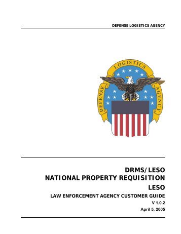 a LEA Users Guide - Ohio Law Enforcement Support Office