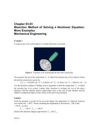 Bisection Method of Solving a Nonlinear Equation-More Examples ...