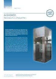 AirSHOWER Reinraum-Luftdusche - ENVAIR Deutschland