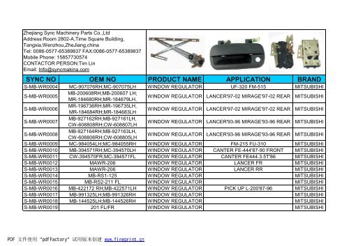 sync no oem no product name application brand