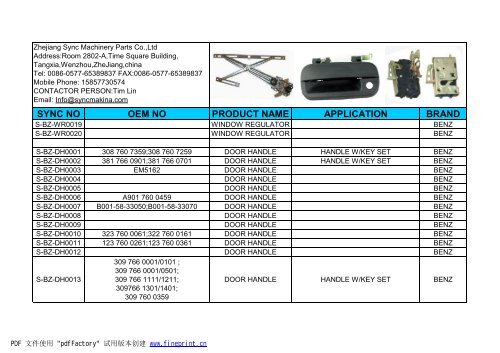 sync no oem no product name application brand