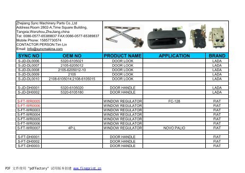 sync no oem no product name application brand