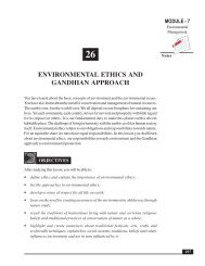 Environmental Ethics and Gandhian Approach