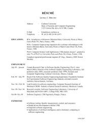 CV (PDF File) - Squall-Software Quality Engineering Laboratory