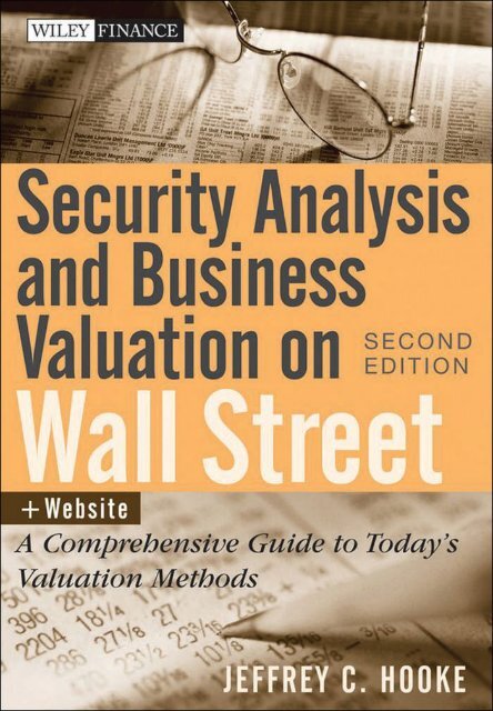 Security Analysis and Business Valuation on Wall Street,: A ... - lib