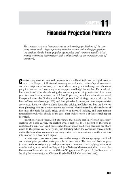 Security Analysis and Business Valuation on Wall Street,: A ... - lib