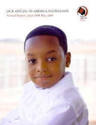 JACK AND JILL OF AMERICA FOUNDATION Annual Report | June ...