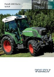 Fendt 200 Vario V/F/P - Chandlers