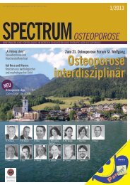 SOsteo 1/2013 - Österreichische Gesellschaft für Knochen und ...